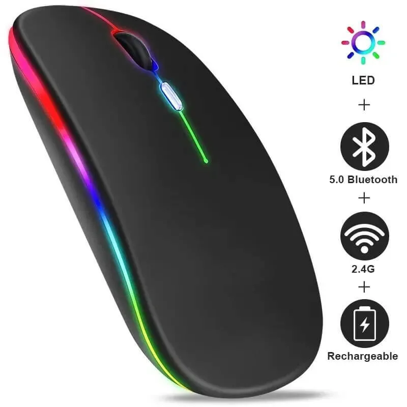 Anxin wireless rechargeable mouse with bluetooth silent click type c best price in pakistan by ST Tech (2)