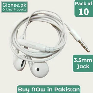 Pack of 10 Gionee Handsfree Original Top Bass Quality