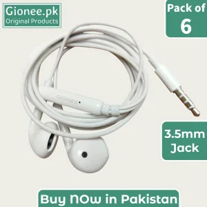Pack of 6 Gionee Handsfree Original Top Bass Quality