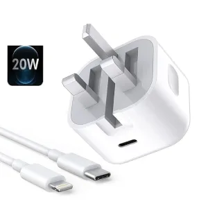 Apple Original USB-C Power Adapter (20W) with Cable